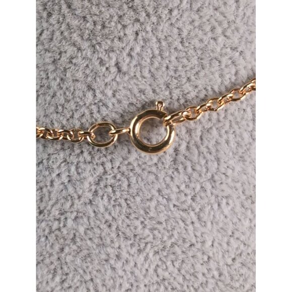 Vintage Sarah Coventry Floral Cameo Signed Pendant Necklace - Picture 3 of 3